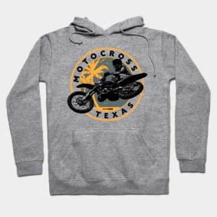 Texas Style Motocross Gold Hoodie